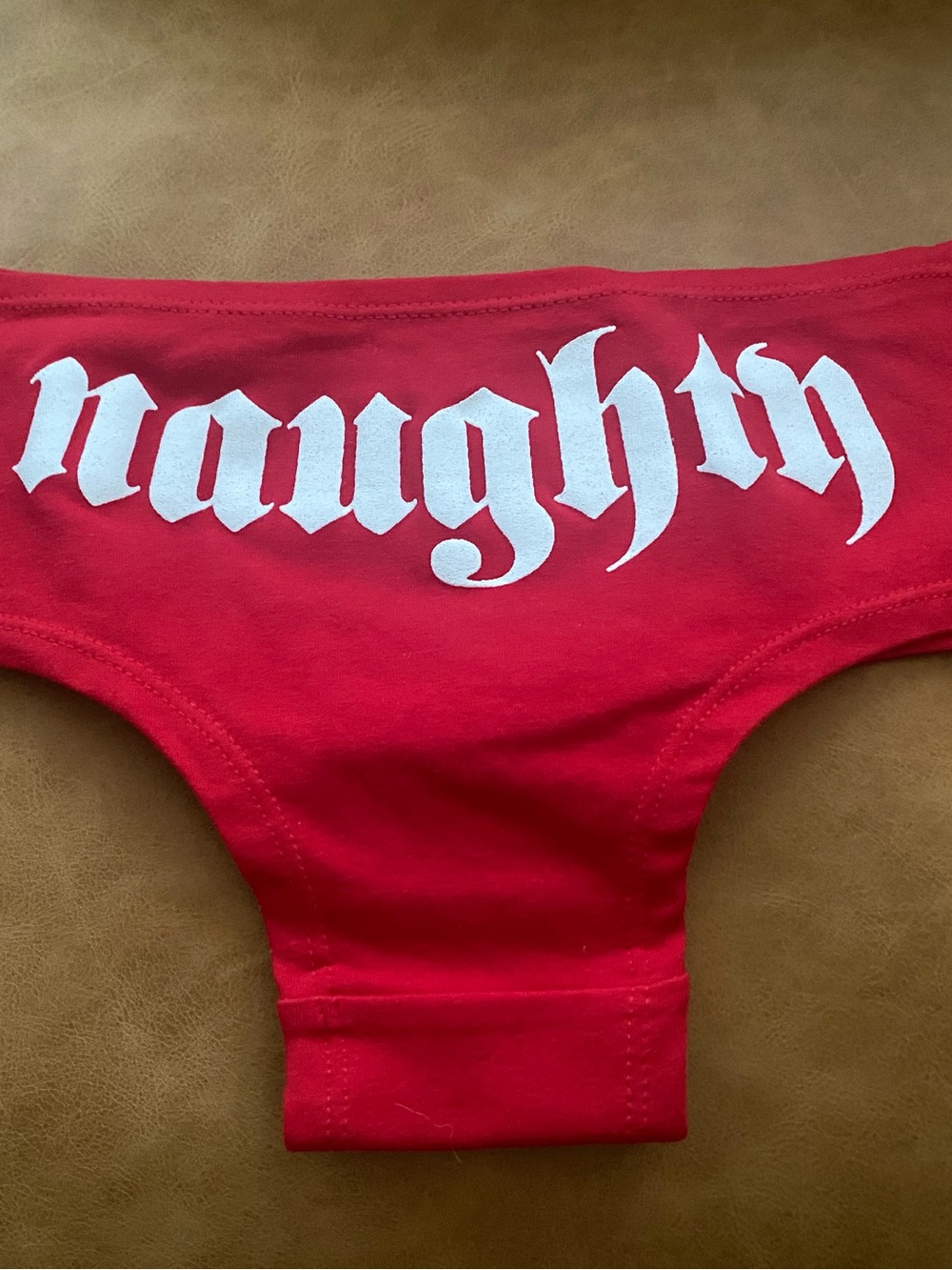 NWT - Cotton Naughty Red Panties